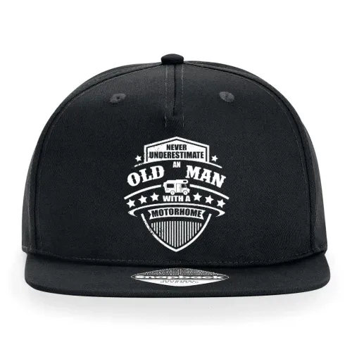 Wohnmobil Camping Old Man Motorhome Camper Womo Cap Sonstig. Snapback Rapper