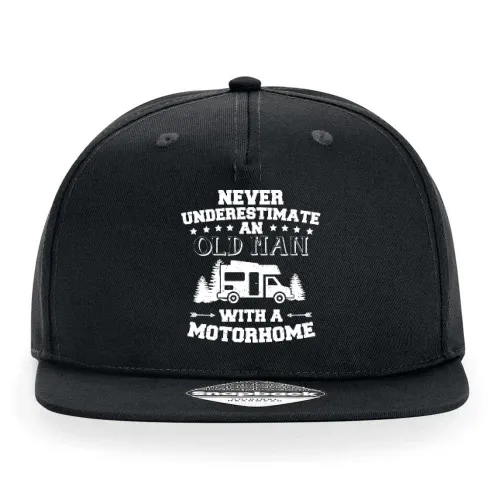 Wohnmobil Camping Rentner Camper Alter Mann WOMO Cap Sonstig. Snapback Rapper