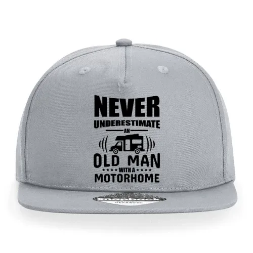 Wohnmobil Camping Rentner Camper Alter Mann WOMO Cap Sonstig. Snapback Rapper