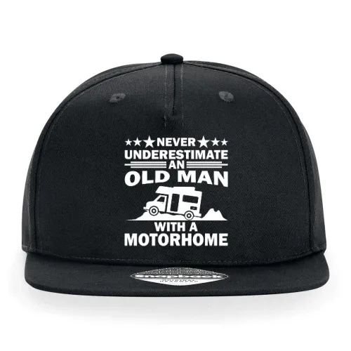 Wohnmobil Camping Rentner Camper Alter Mann WOMO Cap Sonstig. Snapback Rapper