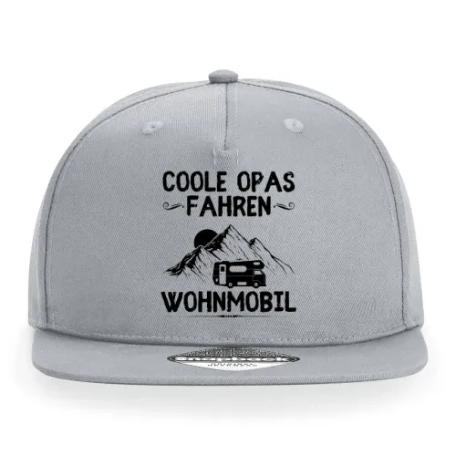 Wohnmobil Opa Camper Vater Großvater Camping Rente Cap Sonstig. Snapback Rapper
