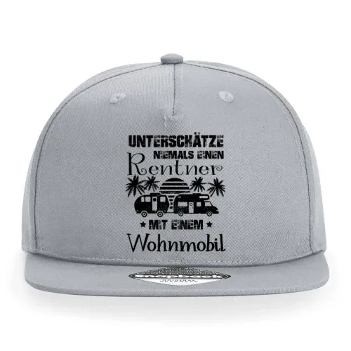 Wohnmobil Opa Rentner Camper Wohnwagen Womo Wowa Cap Sonstig. Snapback Rapper