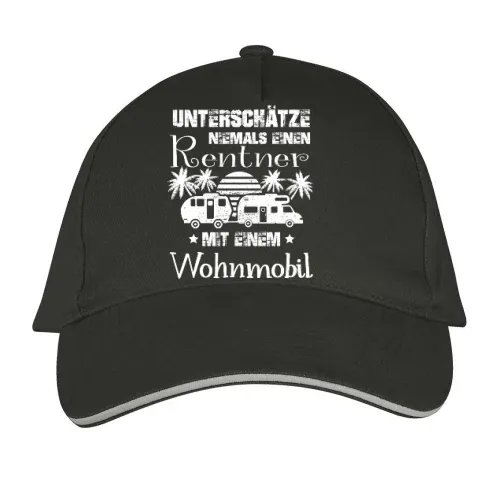 Wohnmobil Opa Rentner Camper Wohnwagen Womo Wowa Cap Sonstig. Long Beach