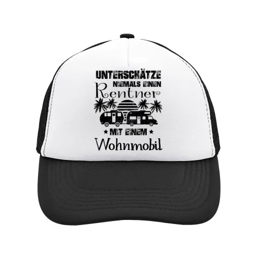 Wohnmobil Opa Rentner Camper Wohnwagen Womo Wowa Cap Sonstig. Mesh Cap