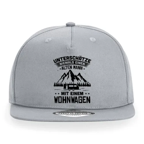 Wohnwagen Caravan Camping Rentner Camper Spruch Cap Sonstig. Snapback Rapper