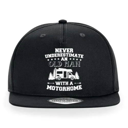 WOMO Wohnmobil Camper Camping Rentner Alter Mann Cap Sonstig. Snapback Rapper