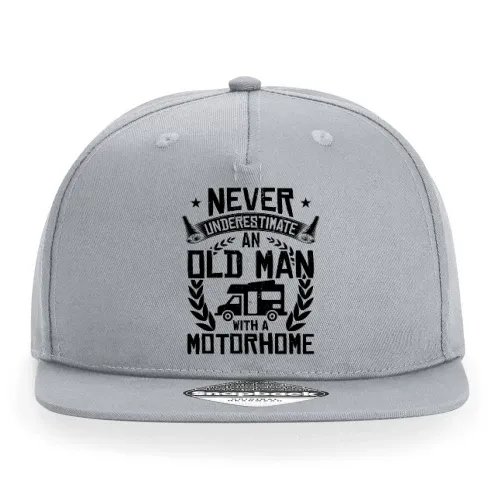WOMO Wohnmobil Camper Camping Rentner Old Man Cap Sonstig. Snapback Rapper
