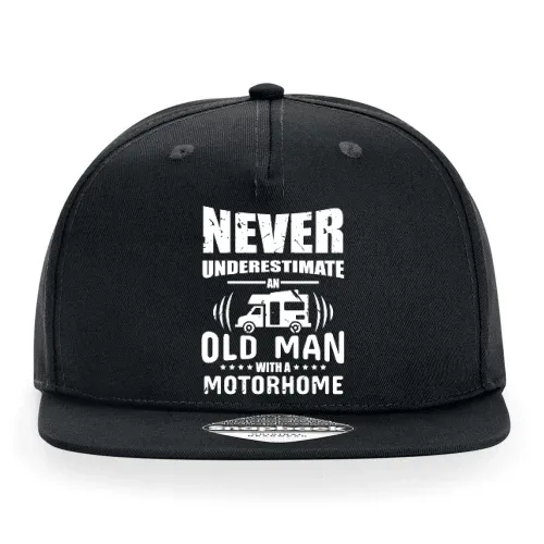 WOMO Wohnmobil Camper Camping Rentner Old Man Cap Sonstig. Snapback Rapper