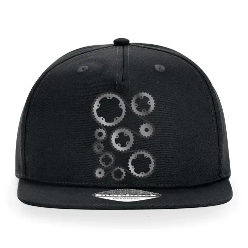 Zahnräder mit Kette Cap Sonstig. Snapback Rapper
