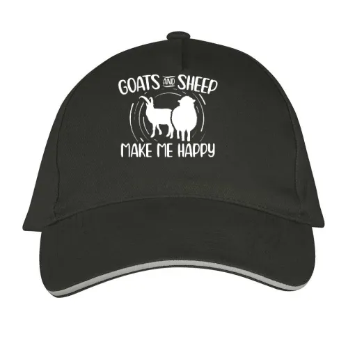 Ziegen und Schafe machen mich glücklich - Landwirt Sonstig. Cap