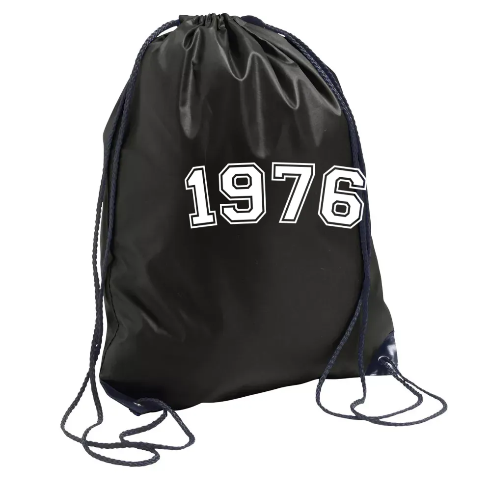  Sonstig. Rucksack mit Aufdruck '1976 40. Geburtstag'