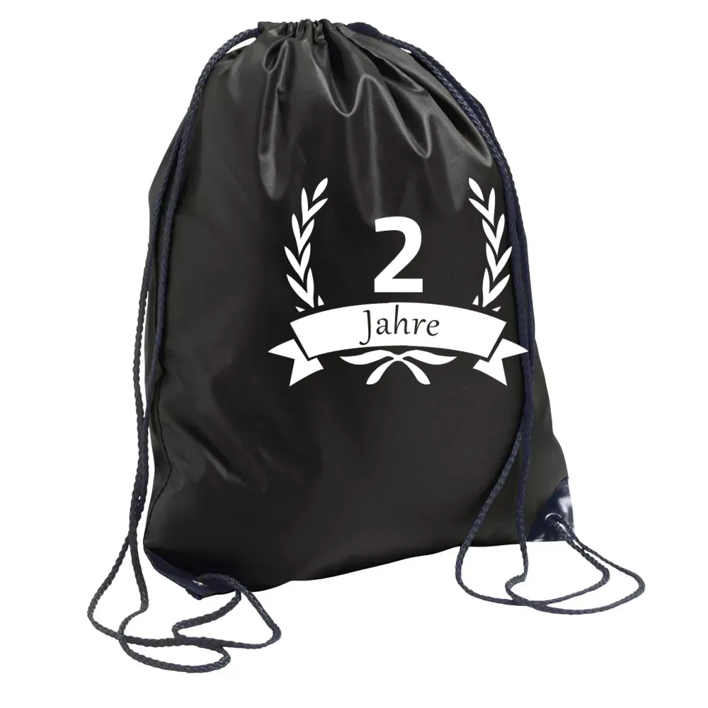  Sonstig. Rucksack mit Aufdruck '2 Geburtstag im Lorbeerkranz'