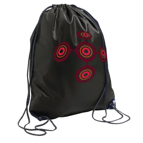 70er Jahre Style Kreise Rucksack