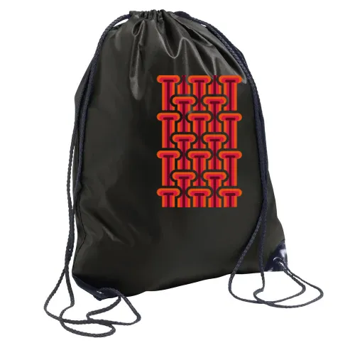 70er Jahre Style Streifen Rucksack
