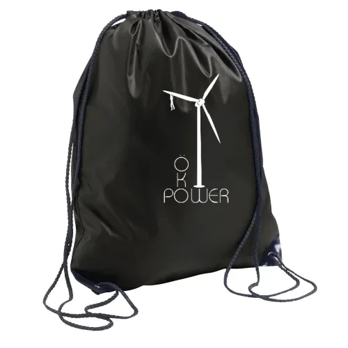 Ökopower mit Windrad Rucksack Sonstig. Turnbeutel
