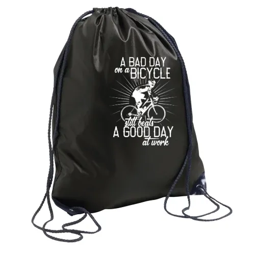 A Bad Day On A Bicycle Beats A Good Day At Work Rucksack Sonstig. Turnbeutel