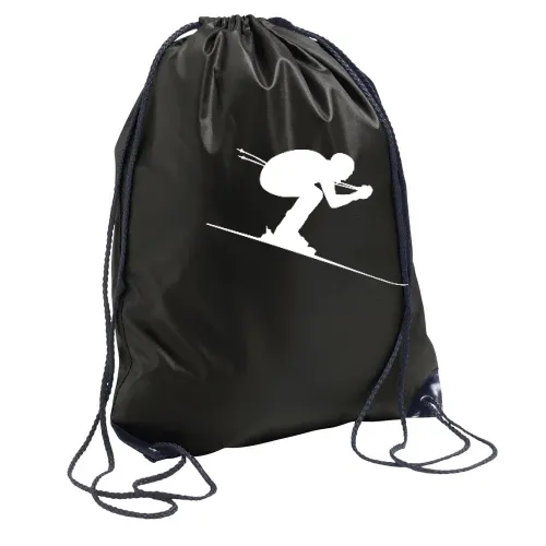 Abfahrts Skifahrer Ski Alpin Rucksack Sonstig. Turnbeutel
