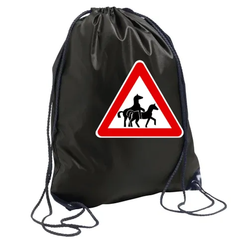 Achtung Pferdeverkehr Rucksack Sonstig. Turnbeutel