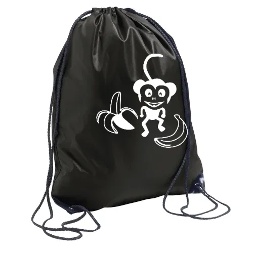 Affe mit Bananen Rucksack Sonstig. Turnbeutel