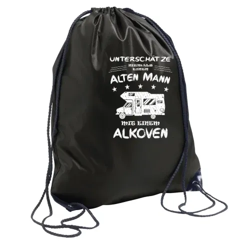 Alkoven Wohnmobil Womo Camping Rentner Spruch Rucksack Sonstig. Turnbeutel