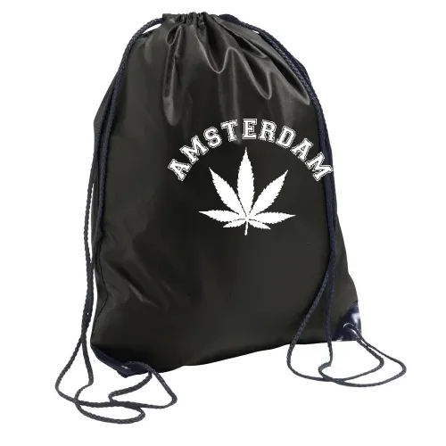 Amsterdam Canabis Rucksack Sonstig. Turnbeutel