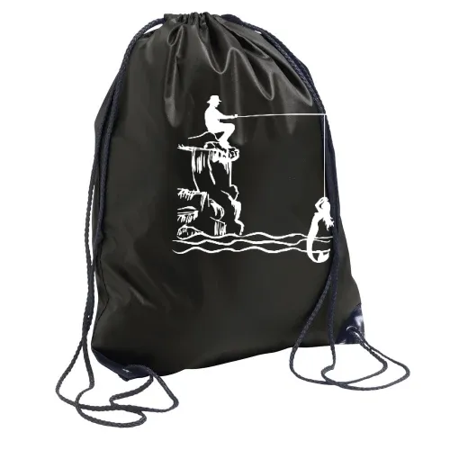Angler mit Nixe Sonstig. Rucksack