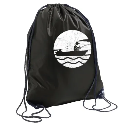 Angler Vintage Angeln Rucksack
