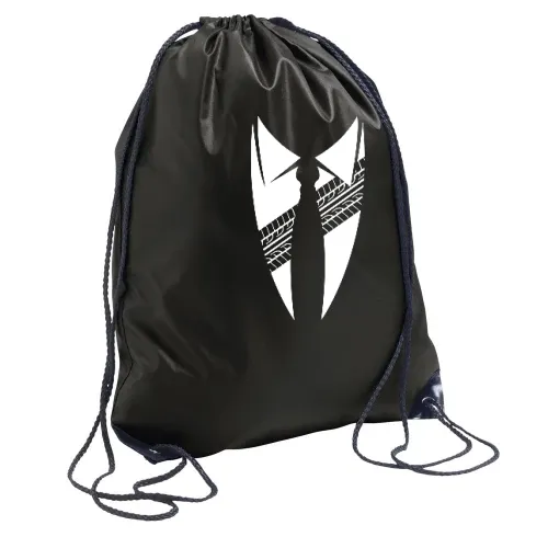 Anzug mit Kragen und Reifenprofil Rucksack Sonstig. Turnbeutel