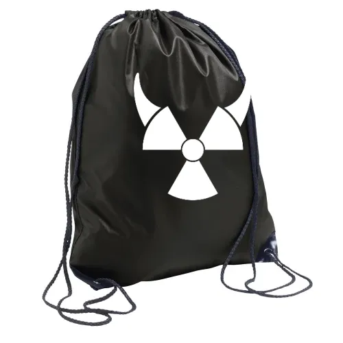 Atom Symbol mit Teufelshörner Sonstig. Rucksack
