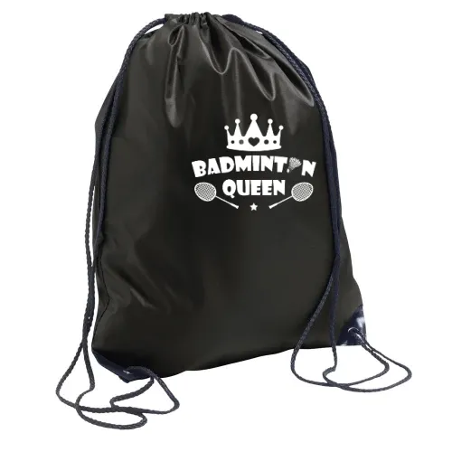 Badminton Queen Federball Badmintonspielerin Rucksack
