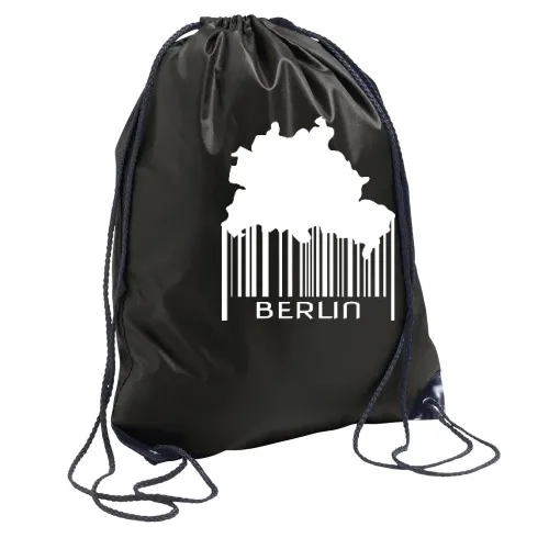 Berlin Barcode Berliner Strichcode Farbe wählbar Rucksack
