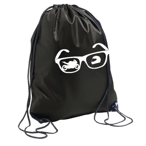 Bike Nerd Brille Rucksack