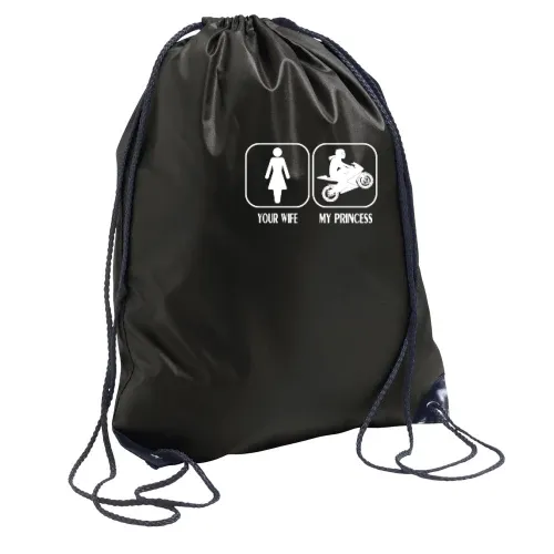 Biker Frau Design für Ehemann Rucksack