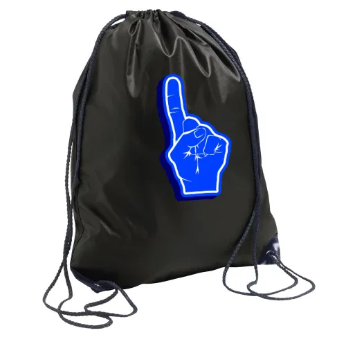 blauer Fanfinger Rucksack Sonstig. Turnbeutel
