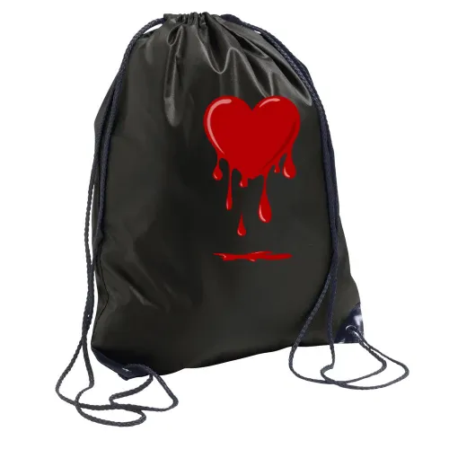 blutendes Herz Rucksack Sonstig. Turnbeutel