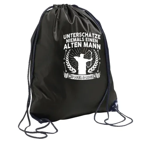 Bogenschießen Bogenschütze Pfeil und Bogen Rentner Sonstig. Rucksack