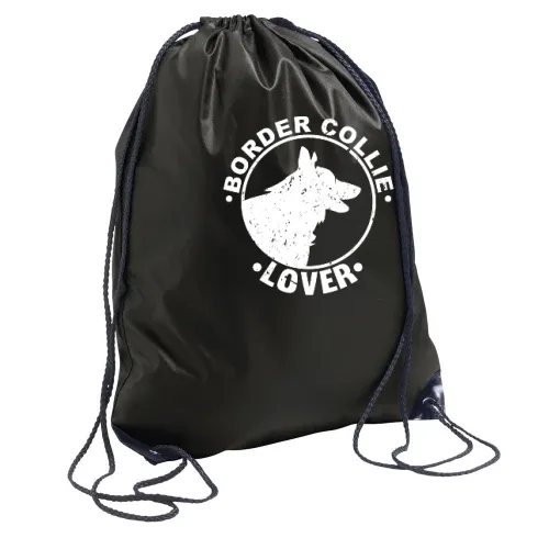 Border Collie Lover Hundewappen Geschenkidee Rucksack