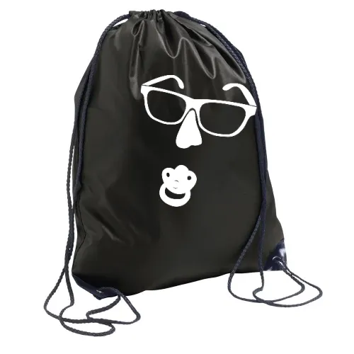 Brille mit Nase und Schnuller Rucksack Sonstig. Turnbeutel