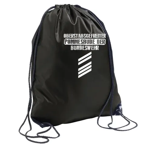 Bundeswehr Mannschaften Spruch Oberstabsgefreiter Rucksack Sonstig. Turnbeutel