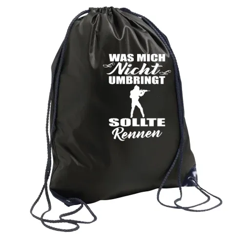 Bundeswehr Rennen Spruch für Frauen Soldatinnen Rucksack Sonstig. Turnbeutel