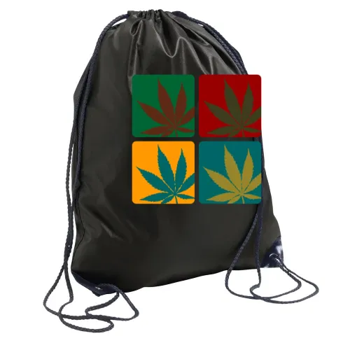 Cannabisblatt Warhol Rucksack Sonstig. Turnbeutel