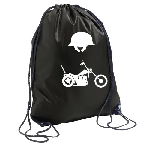 Chopper und Helm Rucksack