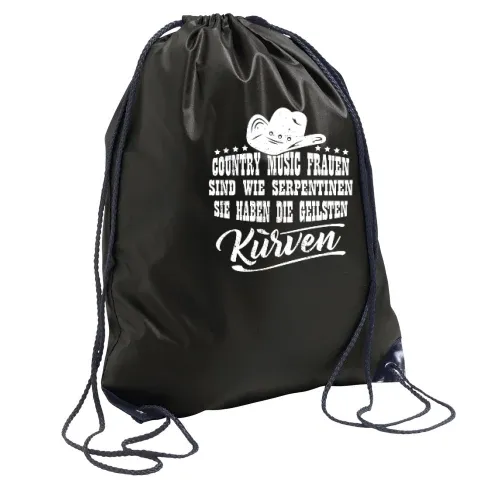 Country Music Kurven Western Tanzen Geschenkidee Rucksack Sonstig. Turnbeutel
