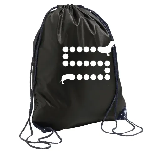 Dackellauf mit Punkten Sonstig. Rucksack