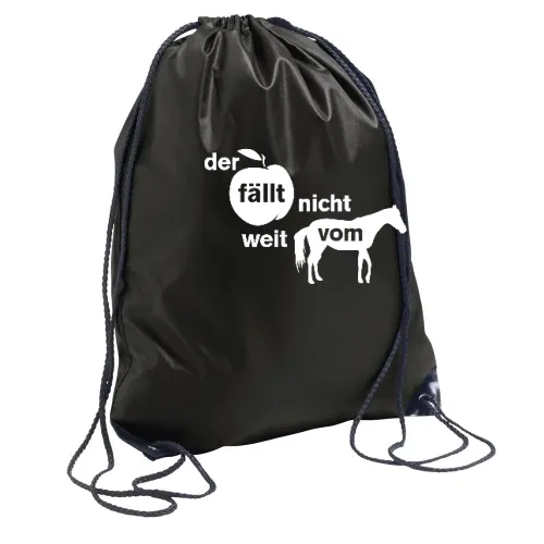 der Apfel fällt nicht weit vom Pferd Sonstig. Rucksack