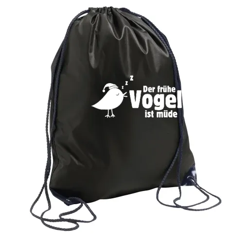 der frühe Vogel ist müde Sonstig. Rucksack