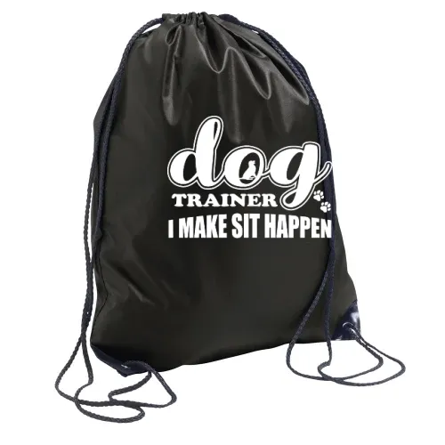 Dog Trainer I Make Sit Happen Hundetrainer Rucksack Sonstig. Turnbeutel