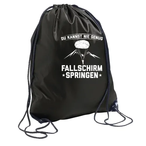 Du Kannst Nie Genug Fallschirmspringen Rucksack