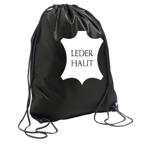 Echt Leder Lederhaut Emblem Rucksack
