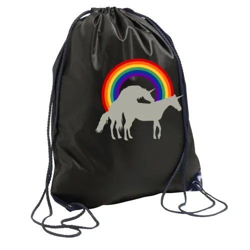 Einhorne unterm Regenbogen Rucksack Sonstig. Turnbeutel